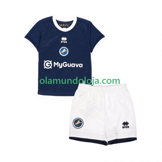 Camisola Millwall Criança Equipamento Primeiro 2025-2026 Manga Curta